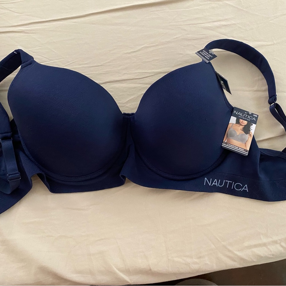 Nautica Blue T-Shirt Bra Intimates & Sleepwear